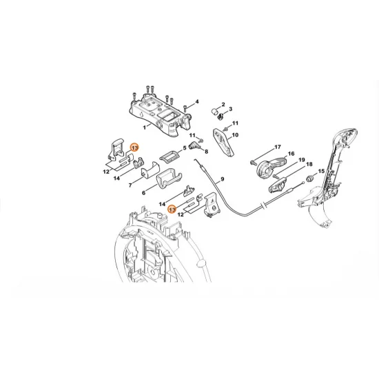 STIHL  Oś 4244 792 3101